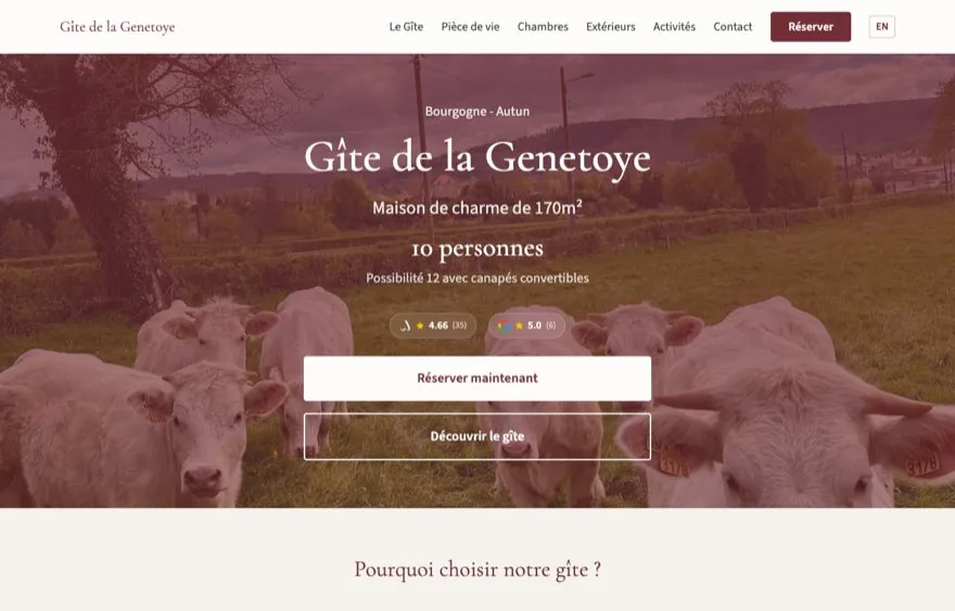 Site de Gîte de la Genetoye