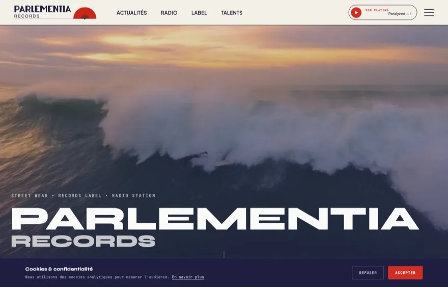 Site de Parlementia Records